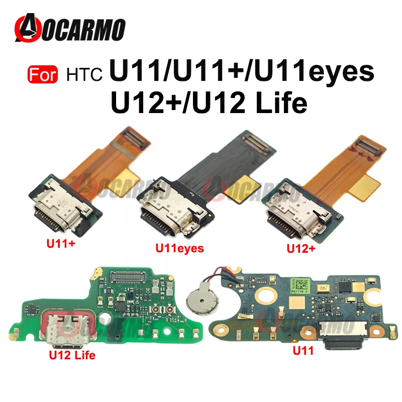 Per Htc U11 U12 Plus U11 + U11 Eyes Porta Di Ricarica Usb Con Cavo Micro Flex Per Htc U12 Life U12 + Caricabatterie Dock Parti Di Riparazione