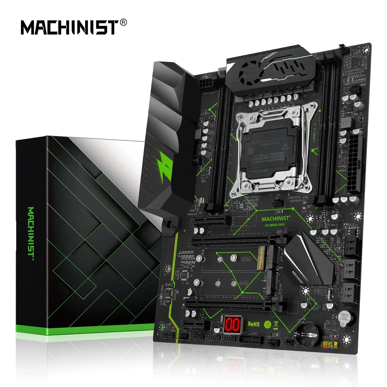 Machinist E5 Mr9A Pro Atx X99 Supporto Per Scheda Madre Lga 2011-3 Xeon E5 V3 V4 Processore Cpu Ddr4 Ram Memoria A Quattro Canali Nvme M.2