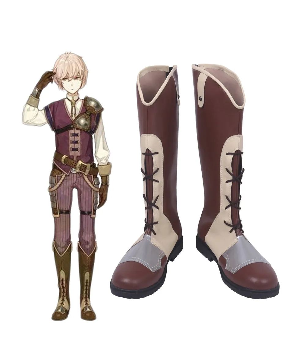 Kliff Cosplay Fire Emblem Echoes: Shadows Of Valentia Kliff Cosplay Boots Scarpe Custom Made Unisex Accessori Cosplay