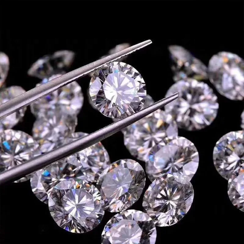 20Pcs Prezioso Taglio Rotondo Reale 3Ct Moissanite Certificato Pass Diamond Test Pietre Preziose Moissanita Con Gioielli Certificati
