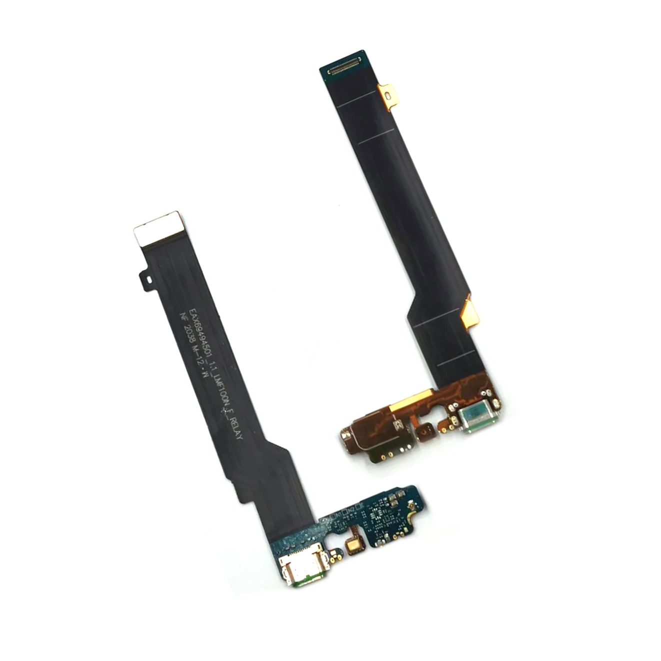 Caricabatterie Usb Connettore Dock Cavo Flessibile Scheda Di Ricarica Per Lg Wing 5G Lm-F100 F100 Con Parti Di Riparazione Del Connettore Del Microfon