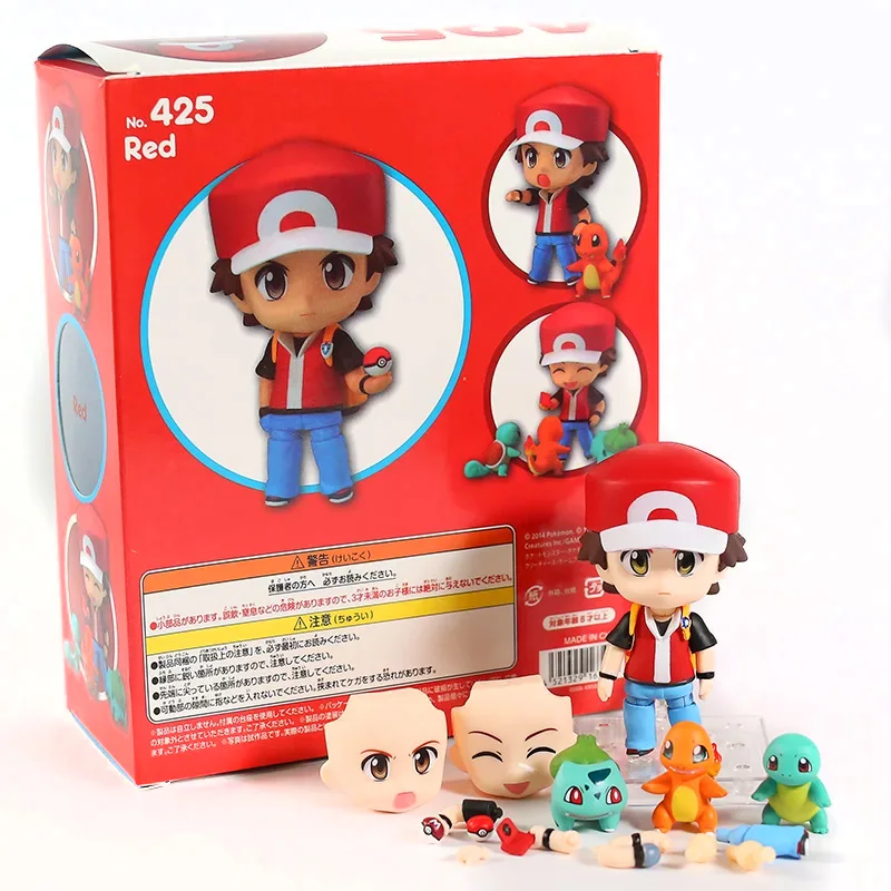 Pokemon Pvc Action Figures Poke Ash Ketchum Trainers 425 # Bulbasaur Squirtle Charmande Pokemon Toys Cute Brinquedos Christmas