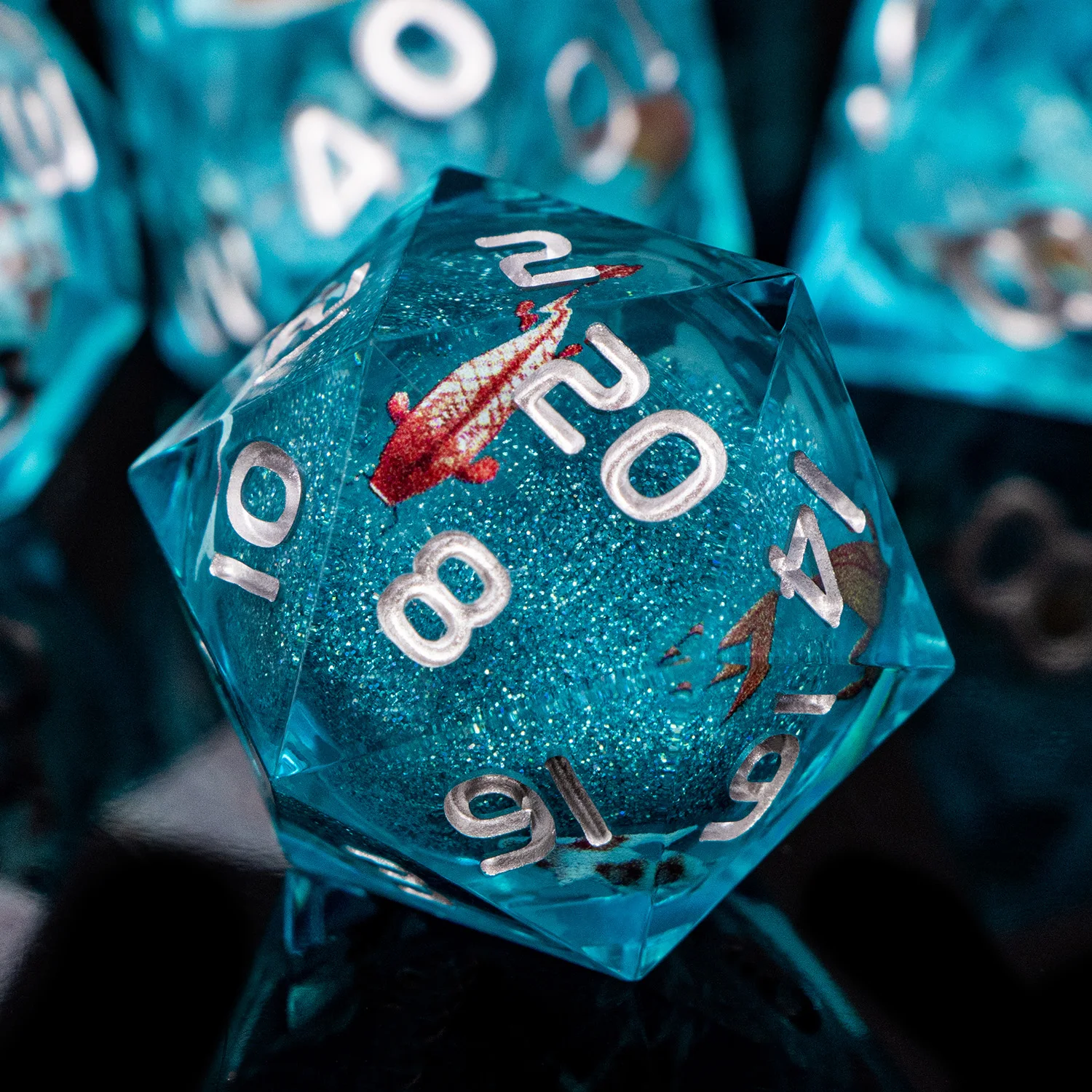 D & D Liquid Flow Core Dice & Liquid Activity Eye & Ring Sharp Edge D And D Dungeon E Dragon Pathfinder Giochi Di Ruolo Dadi