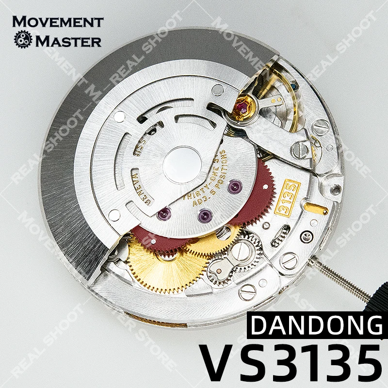 Dandong Fabrik Vsf 3135 Automatisches New China Movimento Mechanisches Werk Blaues Ausgleichs Rad Uhrwerk Vs 3135 Saubere Fabrik