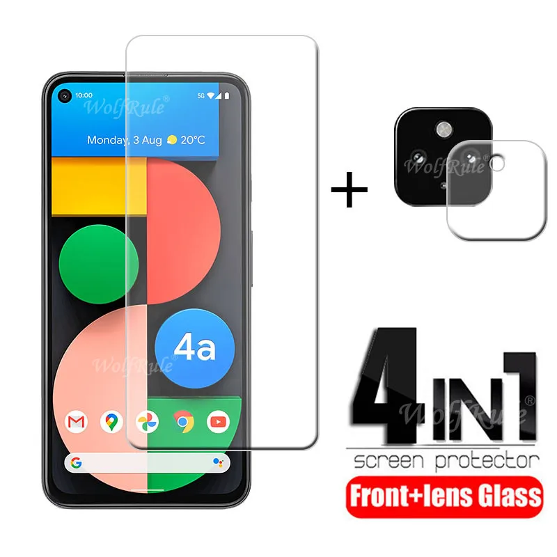 Per Google Pixel 4A 5G Vetro Per Pixel 4A 5G Vetro Fotocamera Obiettivo Telefono Pellicola Salvaschermo Per Google Pixel 4A 5G Vetro Temperato