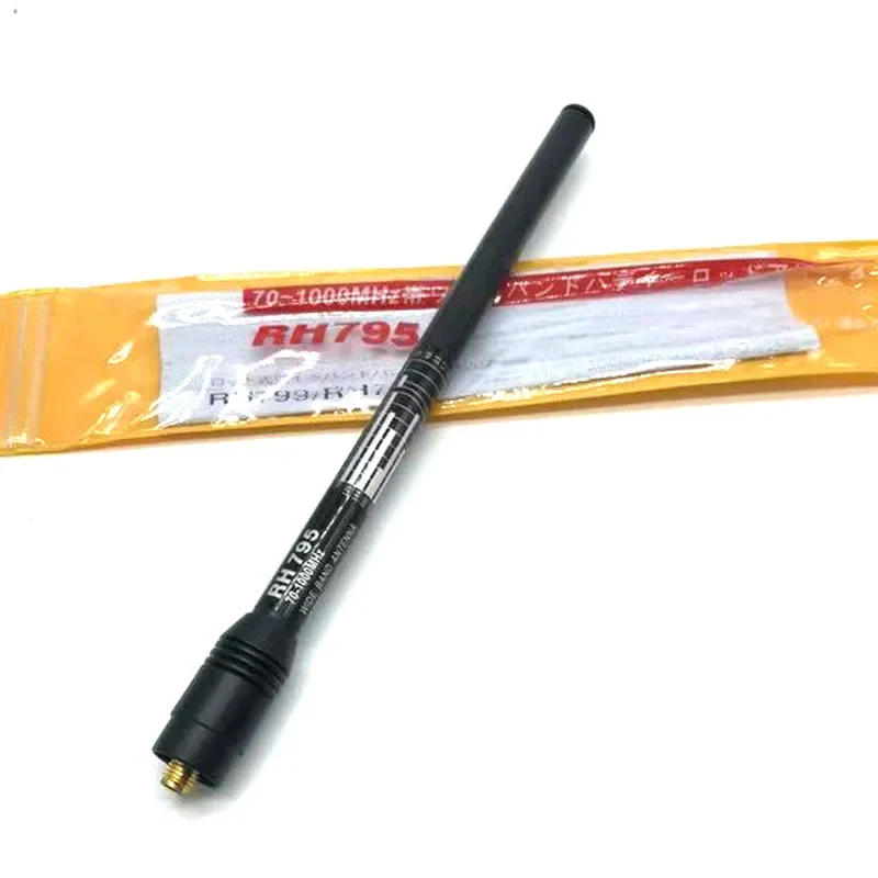 Banggood Rh795 Rh-795 2.15Dbi Wide-Band 70-1000Mhz Max.10W Sma Spina Femmina Ht/Scanner Antenna Radio Portatile A Frusta Telescopica
