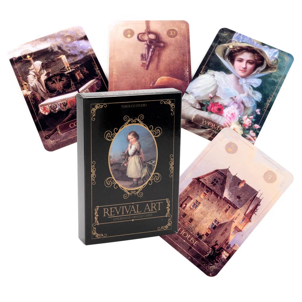 Pratica Divinazione Revival Art Lenormand Card Original Necromancy Oracle Boardgame Miraculous Deck Lenormand
