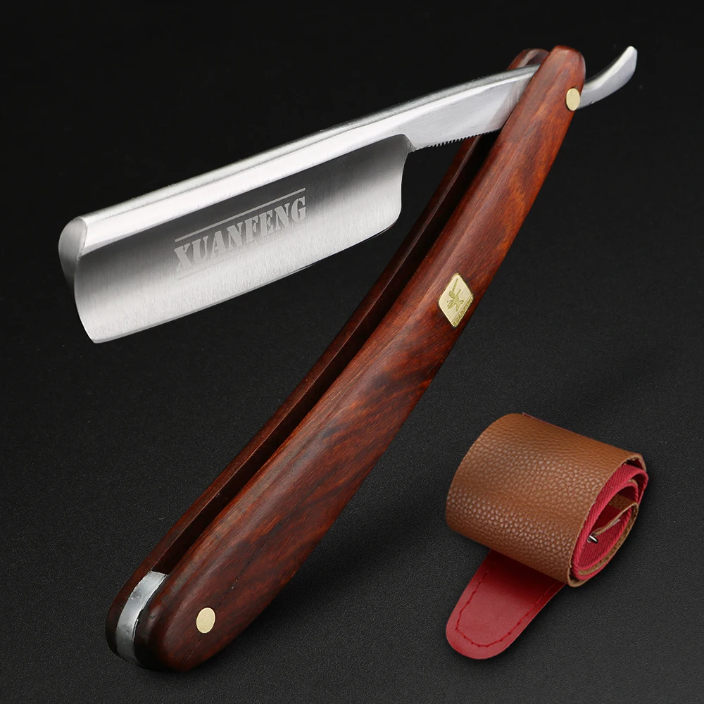 Xuan Feng Zambian Bloodwood Rasoio Pieghevole In Acciaio Temprato Rasoio Da Uomo Affilato Ad Alta Durezza