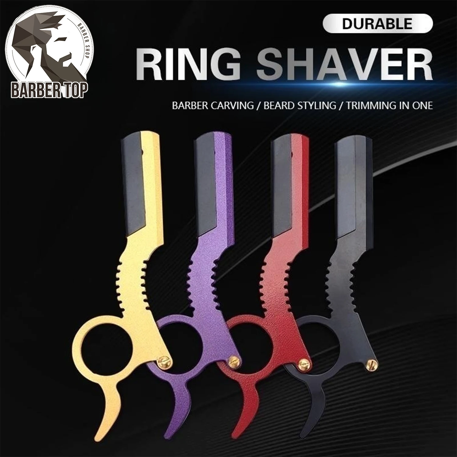 Barber Straight Edge Razor Haircut Barba Sopracciglio Strumento Di Rasatura Depilazione Manuale Rasoio Parrucchiere Lame Di Taglio Sostituibili