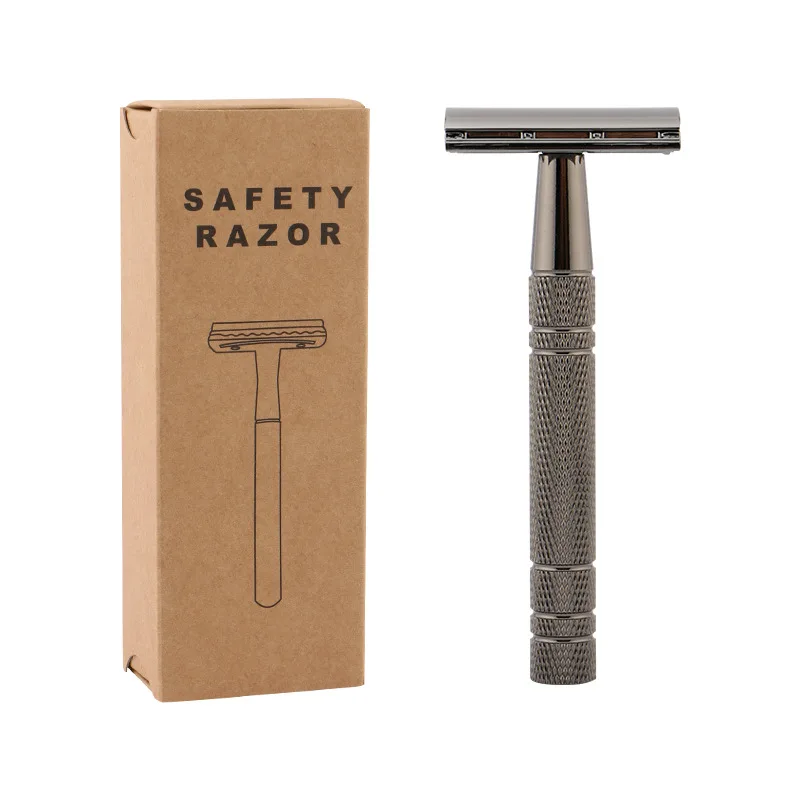 Rasoio Manuale Rasoio Per Uomo Rasoio Di Sicurezza Tagliacapelli Raschietto Per Capelli Manuale 1 Manico Portacoltelli A 5 Lame Rasoio Lama A Doppia F