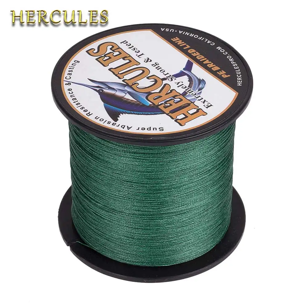 Lenza Da Pesca Alla Carpa Hercules 8 Fili Pe Intrecciato Multifilamento Pesca 300M, 500M, 1000M Diametro: 0.12Mm-1.2Mm Linea Galleggiante 8X