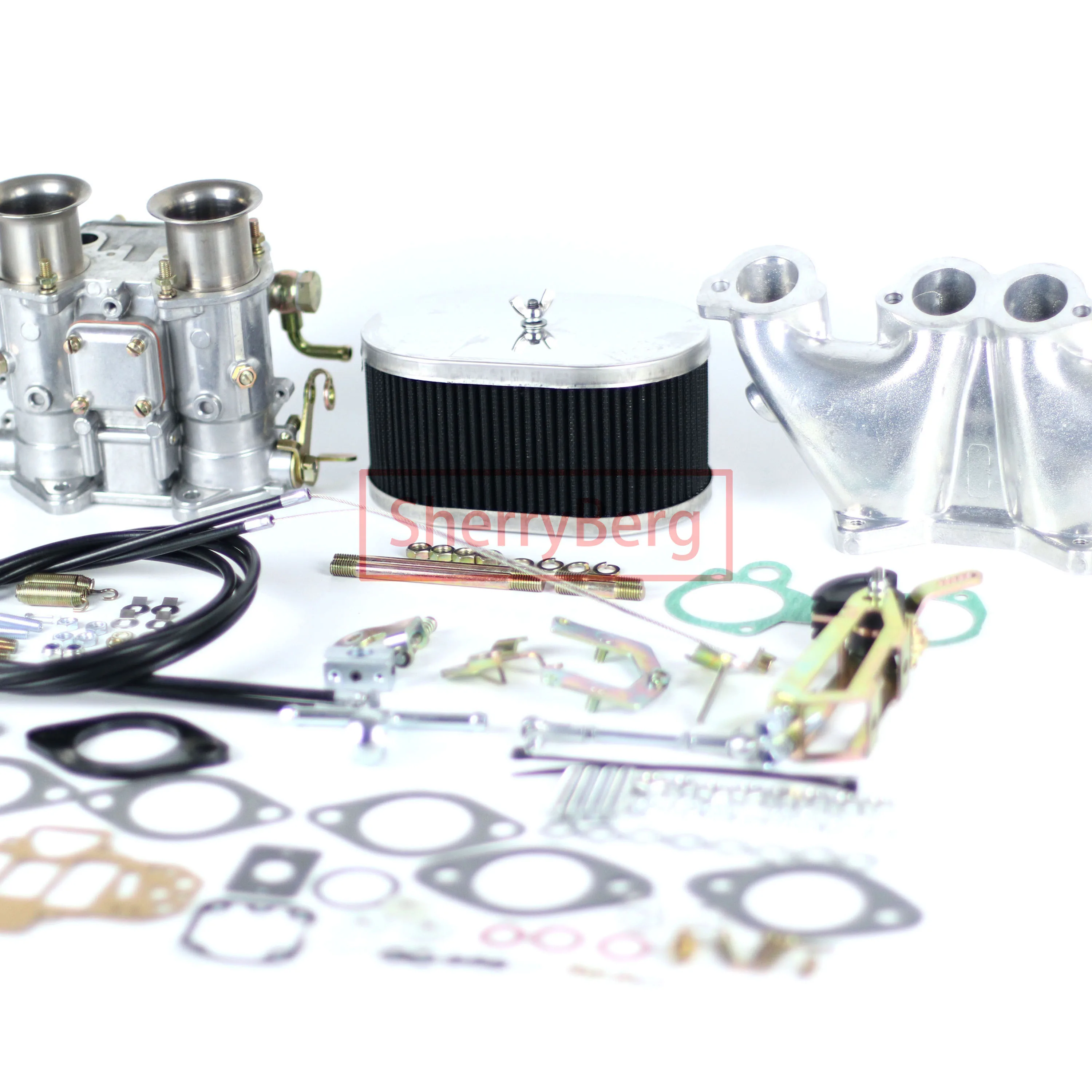 Sherryberg 40 Dcoe Carburatore Carb Collettore Di Aspirazione Linkage Kit Filtro Aria Per Weber Empi Dellorto Per Motore Vw Golf Mk2 Sohc 8V