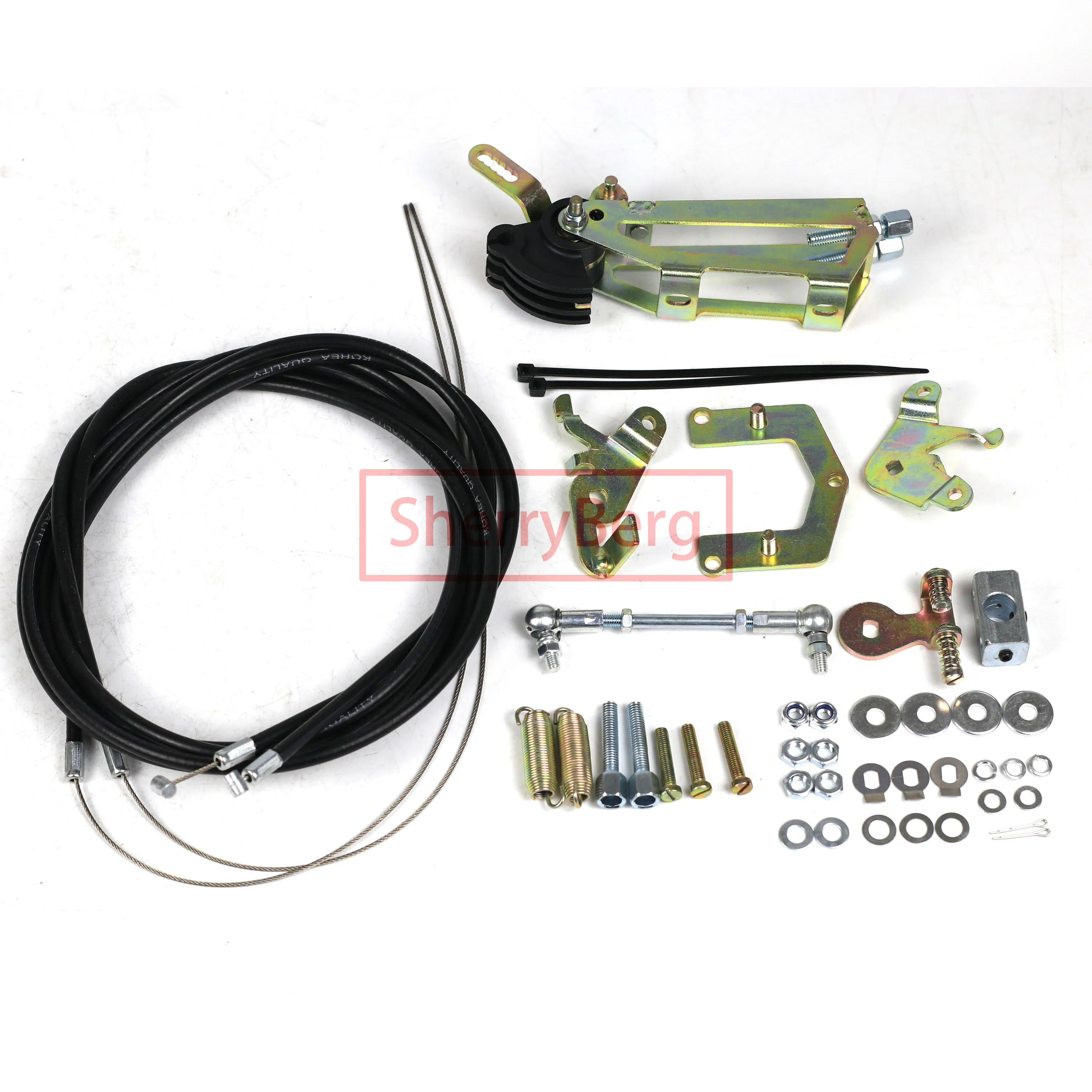 Collegamento Dell'Acceleratore Montato In Alto Con Doppio Cavo Di Spedizione Gratuita Per Carburatore Weber 40/45/48/50/55 Dcoe