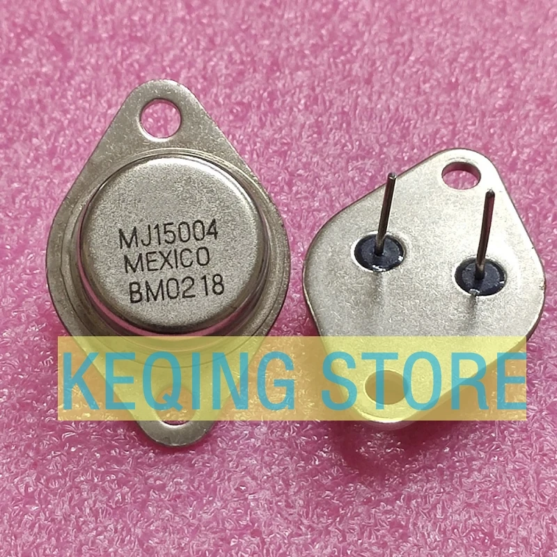 1 Pz Mj15004 Mj15004G Transistor Iron Cap To-3 Gold Sealed Power Tube