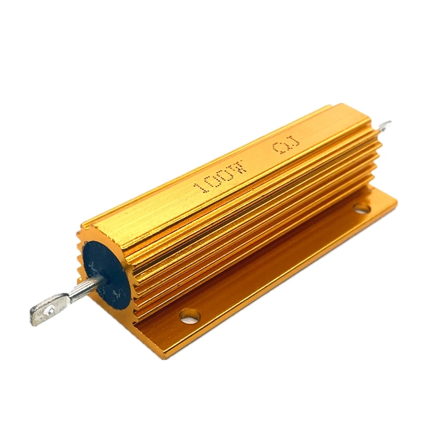 Pieno Valore Di 100W Di Potenza In Alluminio Metallo Borsette Caso Filo Avvolto Resistenza Di 0.01 - 100K 0.025 1 2 100 150 200 0.05 0.11 300 500 2K O
