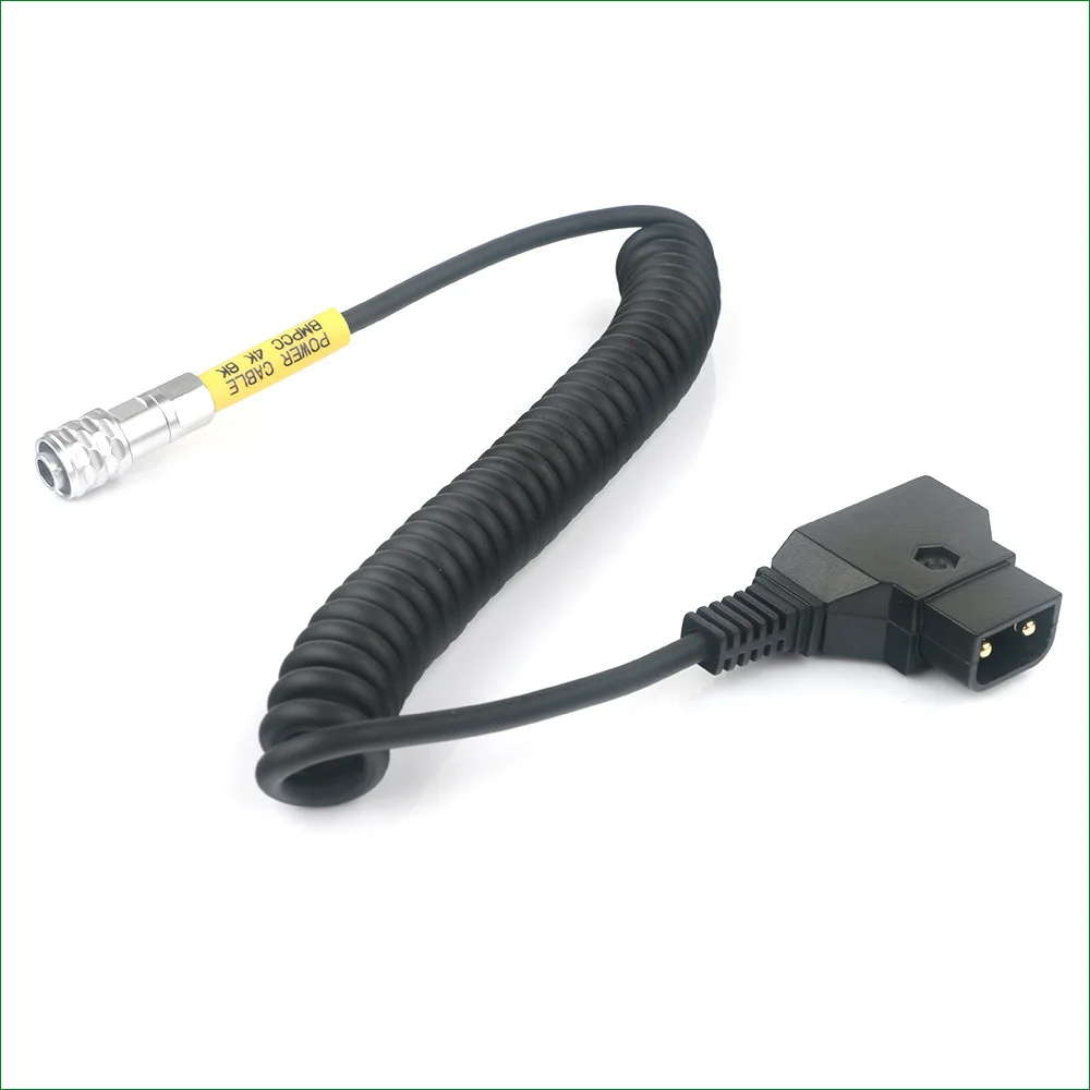 D-Tap A Bmpcc 4K Weipu Cavo Di Alimentazione A Spirale Per Blackmagic Cinema Camera V Mount Gold Mount Battery A-Dtap-Pcc4K