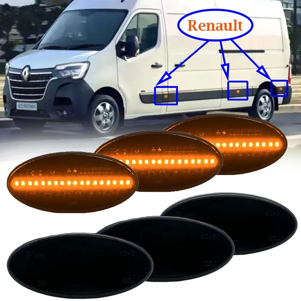 Led Ambra Side Maker Lampada Per Renault Master Mk3 Van Nissan Nv400 Van 2012- Opel Movano Mk2 2011- Oem #261 B00001R Led Side Light