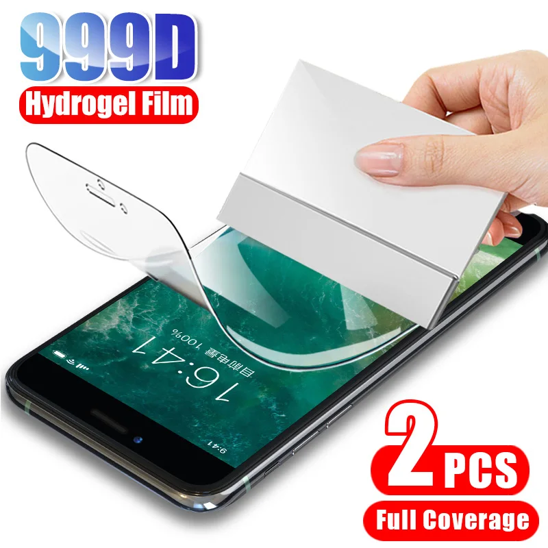 Pellicola Salvaschermo Hydrogel Per Iphone 7 8 Plus 6 6S Pellicola Protettiva Per Iphone 11 X Xr Xs 11 Pro 12 Max Pellicola Salvaschermo