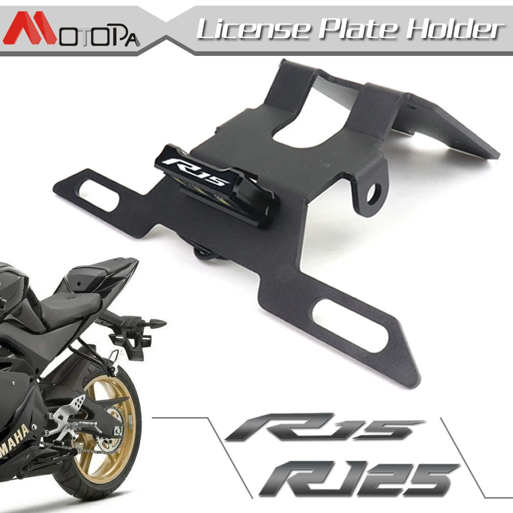 Per Yzf R15 V3 V3.0 R125 2018 2019 17-20 Coda Del Motociclo Tidy Fender Eliminator Registrazione Porta Targa Luce A Led Adatta