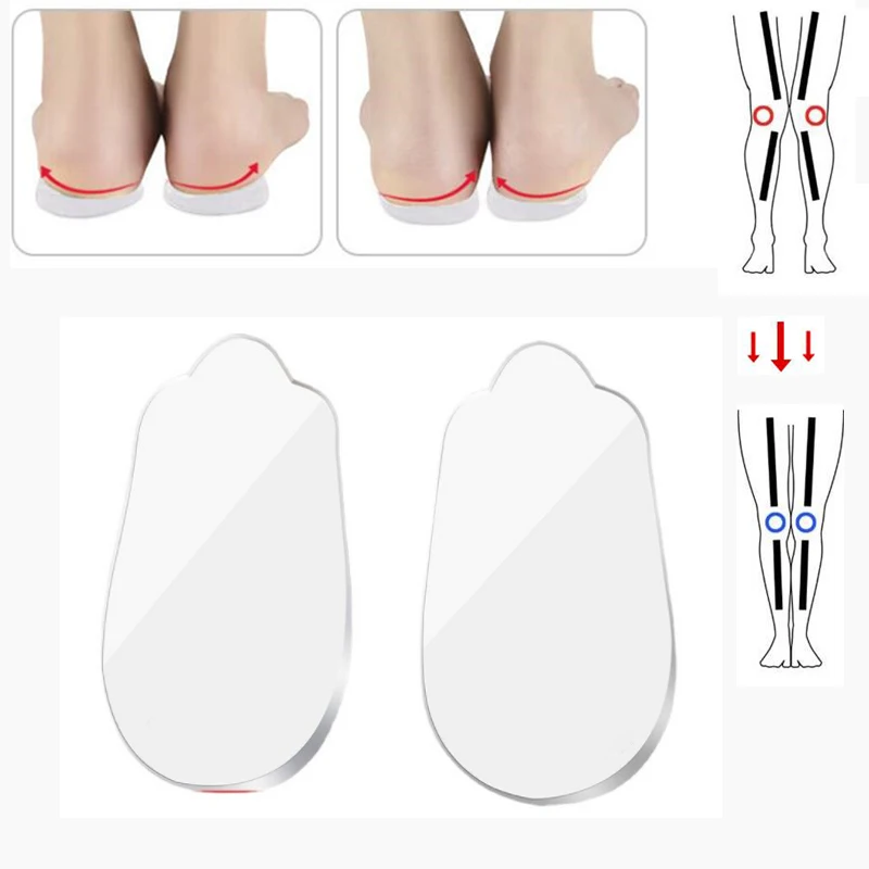 1 Paio Pugel Ortopedico Plantare Plantare Plantare Correzione Flatfoot Inserto Per Scarpe Gel Di Silicone Plantare Per Gambe Xo