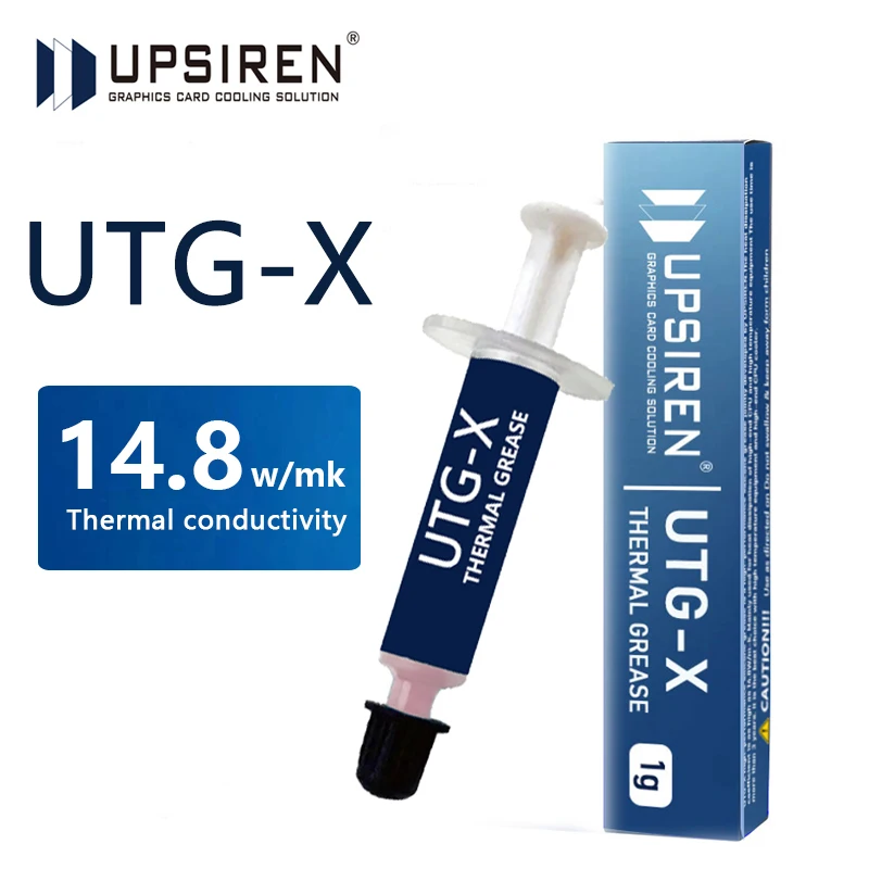 Upsiren Utg-X 14.8W/Mk 1G Gel Grasso Al Silicone Termico Per Pc Desktop Laptop Notebook Cpu Gpu Vga Card Pasta Conduttiva Termica