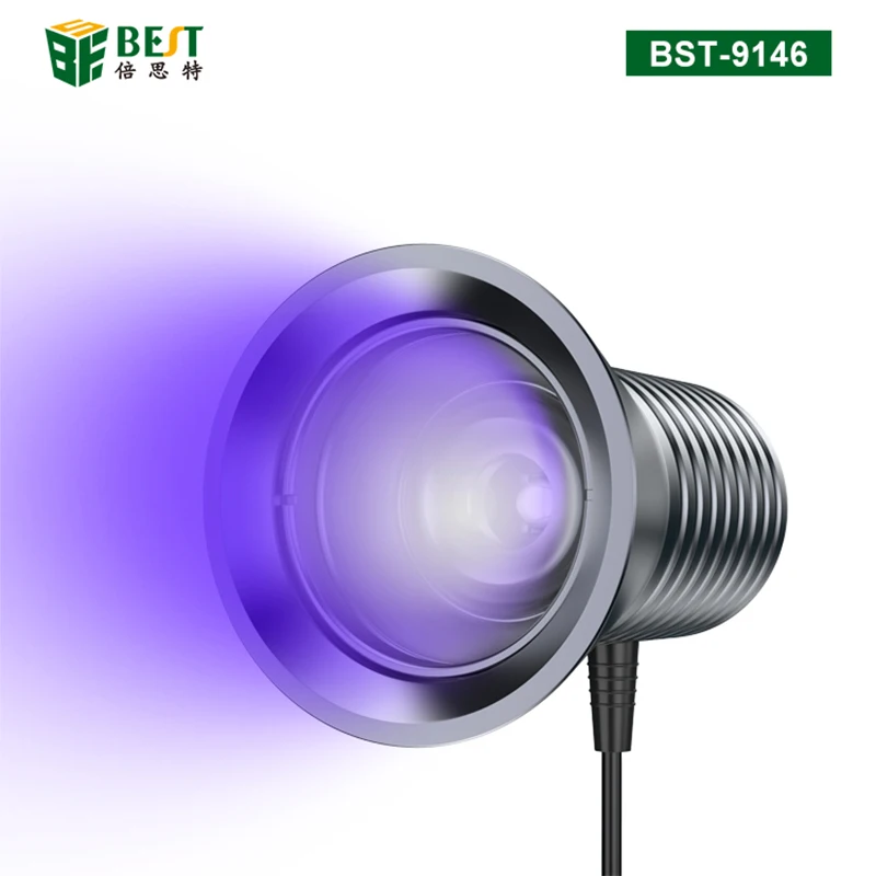 Bst-9146 Uv Glue Curing Lamp Strumenti Di Riparazione Del Telefono Cellulare Usb Green Oil Heating Light Per Accessori Di Manutenzione Del Telefono Ce
