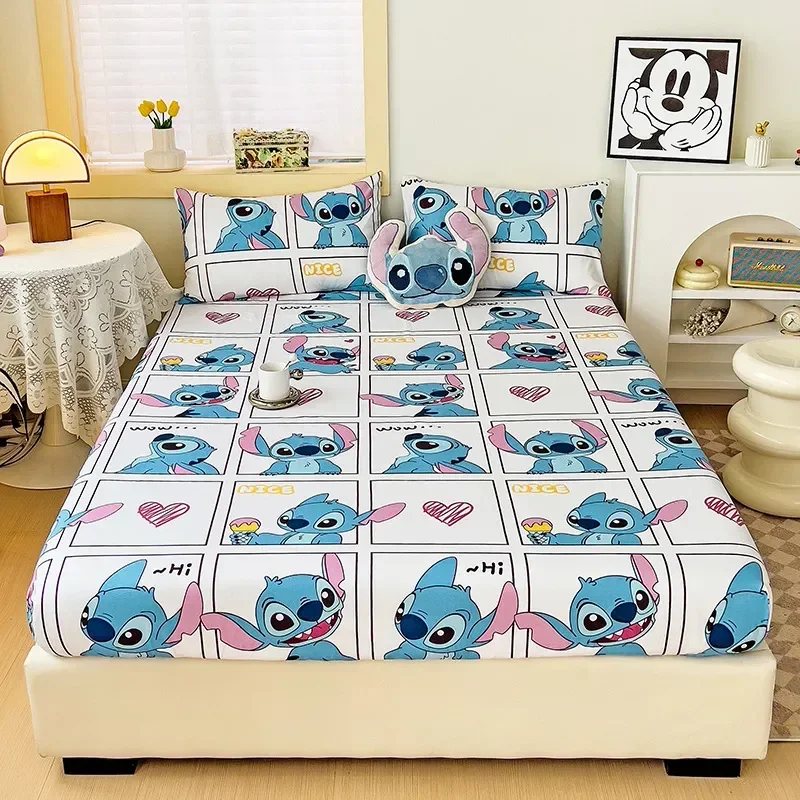 1 Pz Disney Stitch Bedding Set Lilo & Stitch Federa Copripiumino Biancheria Da Letto Arredamento Camera Da Letto Bambini Regali Di Compleanno Tessili 