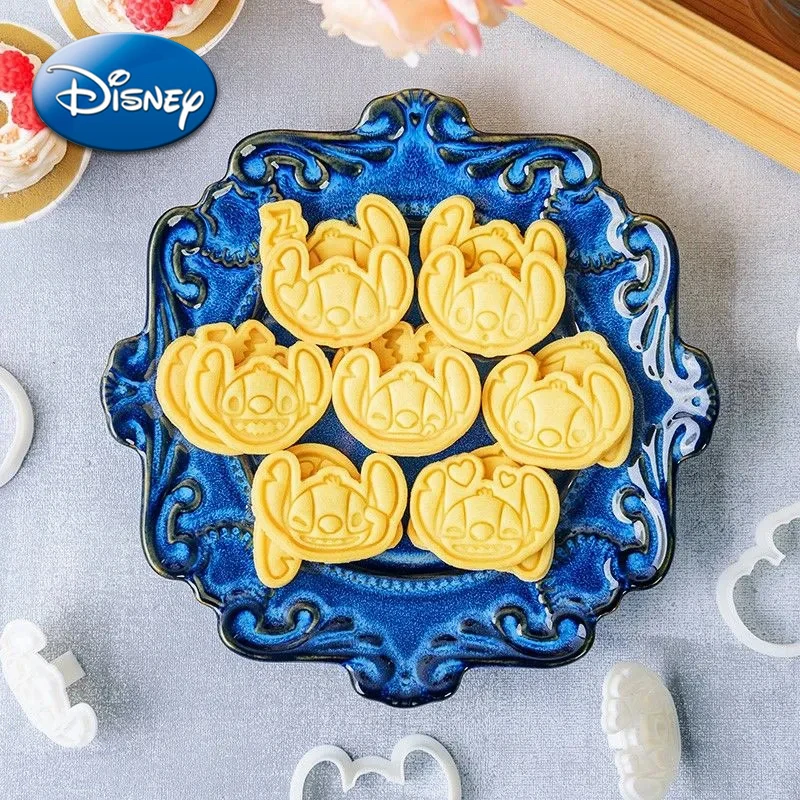 Disney Stitch Cookie Cutter Cute Anime Figure Biscuit Mold Bakery Mold Press Sugar Cake Kitchen Fai Da Te Modello Riutilizzabile Strumenti Di Cottura
