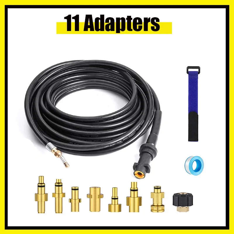 Scarico Fognario Pulizia Dell'Acqua Idropulitrice Idropulitrice Fognatura Jetter 1/4 Adattatore Per Karcher/Parkside/Nilfisk/Stihl/Elitech