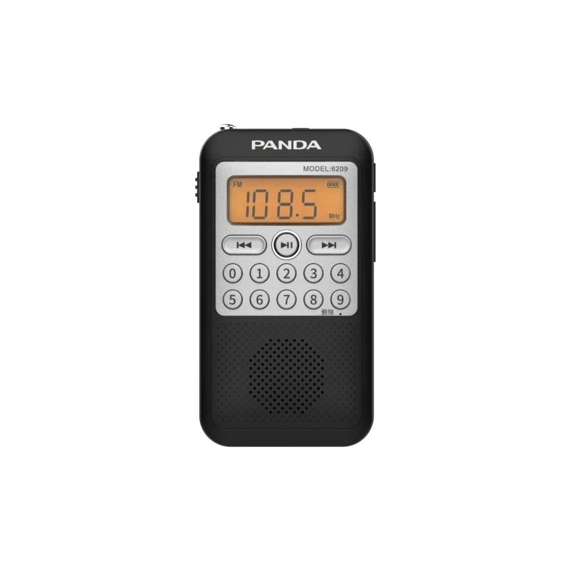 Panda 6209 Radio Stereo Full Band Mp3 Play Portatile Broadcasting Batteria Al Litio Ricarica