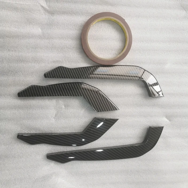Per Focus St-Lline 19-21Md Wind Knife Paraurti Anteriore Trim Strip Bright Black Carbon Grain