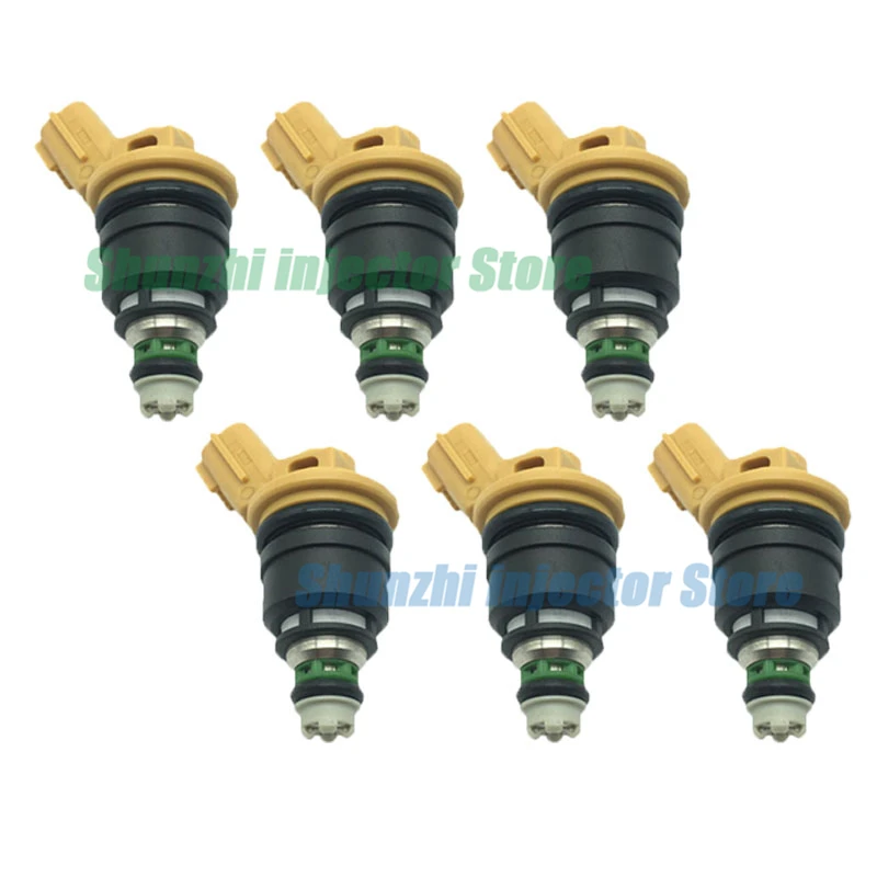 6Pcs Ugello Di Iniezione Di Carburante Per Nisaan 300Zx Z32 Rb25Det Vg30Dett Sr20Det Ka24 550Cc Oem:16600-Rr543 16600Rr543 16600 Rr543