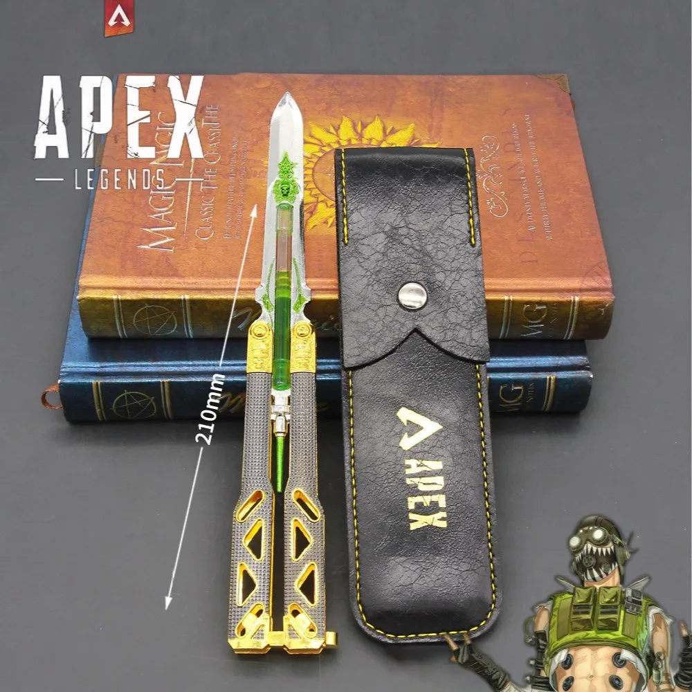 Apex Legends Heirloom Ottano Heirloom Coltello A Farfalla Katana Gioco Arma Modello Sword Leeter Opener Liquid Stim Iniettore Spade