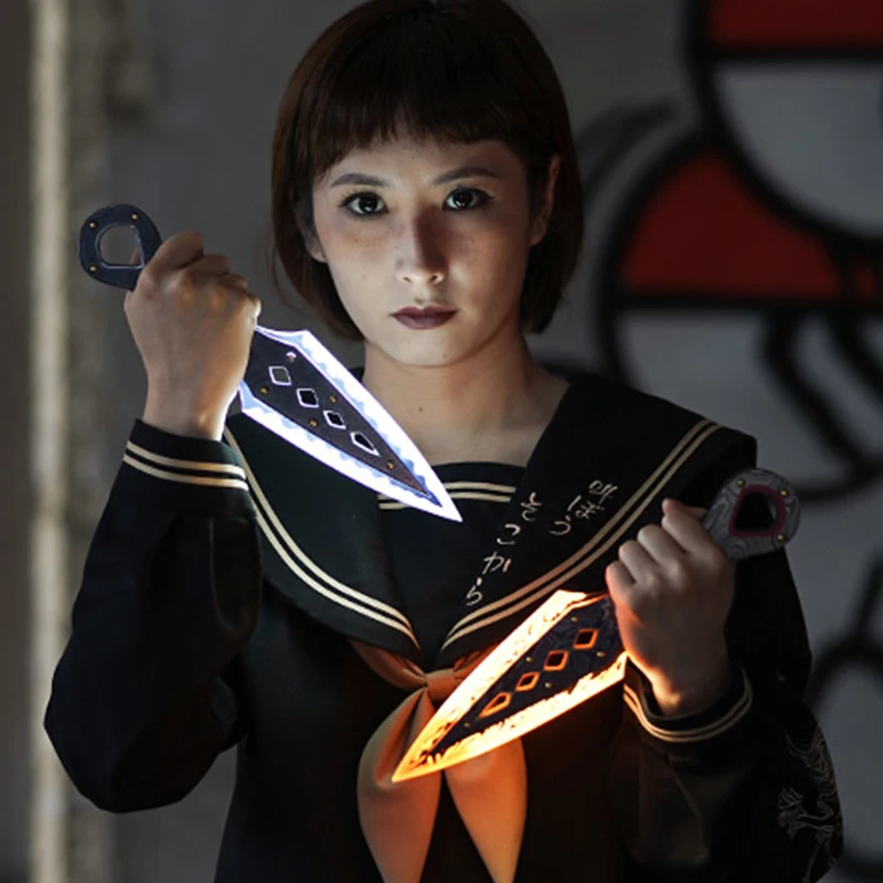 30Cm Apex Legends Wraith Heirloom Cosplay Kunai Model Heirloom Giocattolo Luminoso Cosplay Ganme Prop Sword Boy Gift Prop