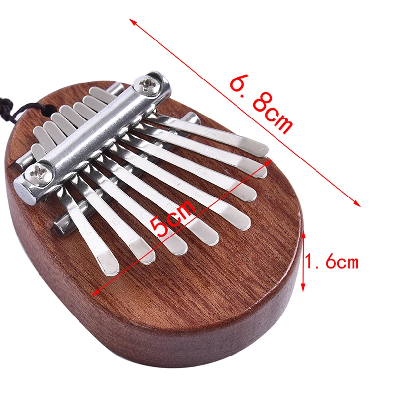 Mini Kalimba 8 Tasti Thumb Piano Great Sound Finger Keyboard Strumento Musicale