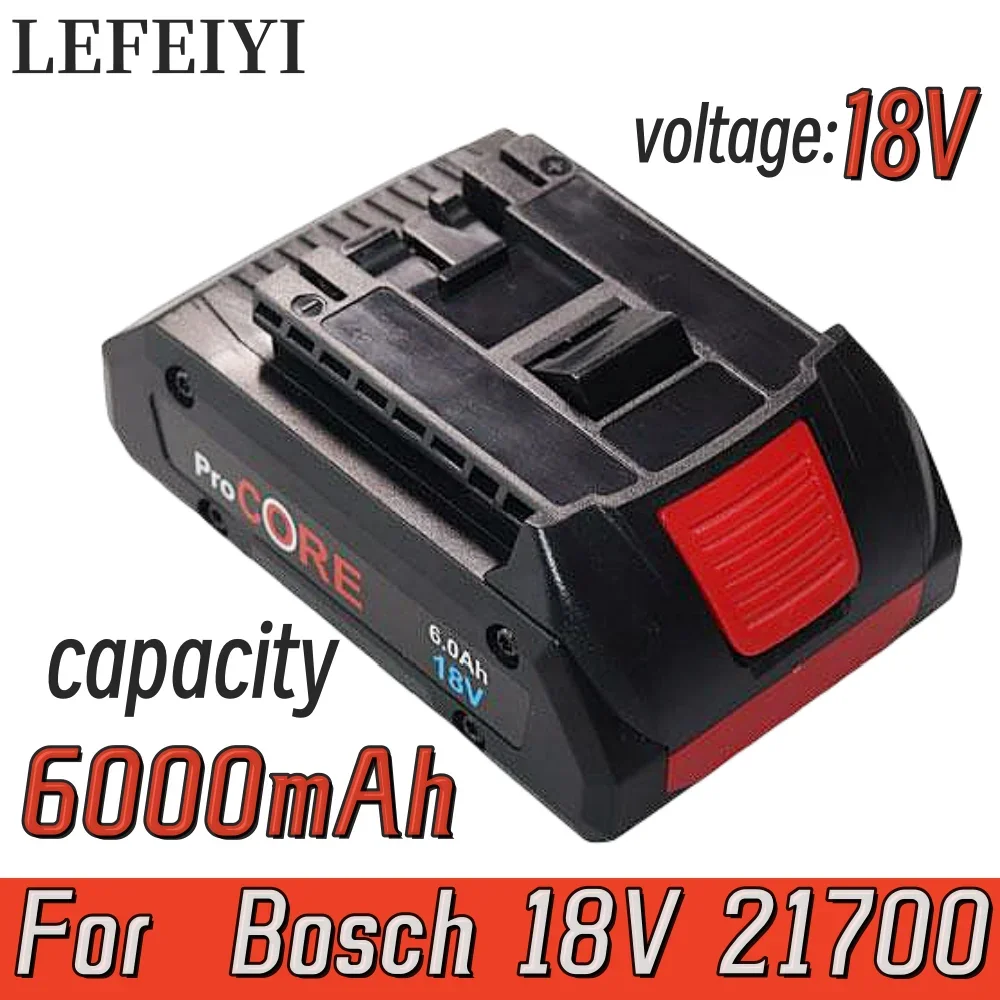 Adatto Per Bosch 18V 6.0Ah Professional System Cordless Tool Bat609 Bat618 Gba 21700 Sostituzione Batteria Procore