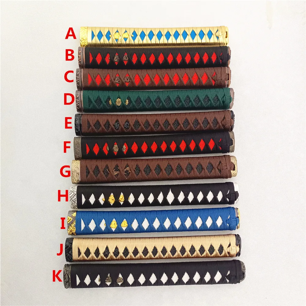 15Cm.20Cm.26Cm.30Cm.35Cm.40Cm Squisito Manico Di Alta Qualità Tsuka Fuchi Kashira Per Spada Giapponese Katana/Wakizashi Fai Da Te Acc