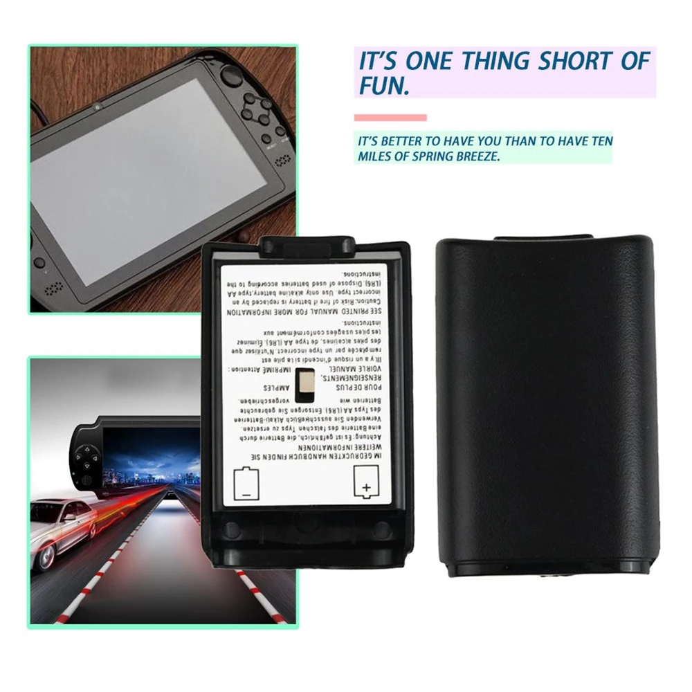 Per Xbox 360 Coperchio Del Pacco Batteria Shell Shield Case Kit Per Controller Wireless Xbox 360