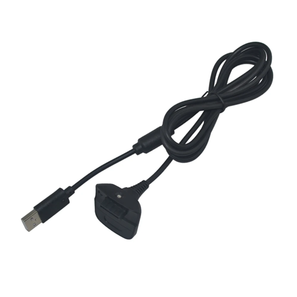 20 Pz Per Microsoft Per Xbox 360 Controller Wireless Cavo Di Ricarica Usb1.5M Linea Di Carico Del Caricatore Adapter Cable Nero