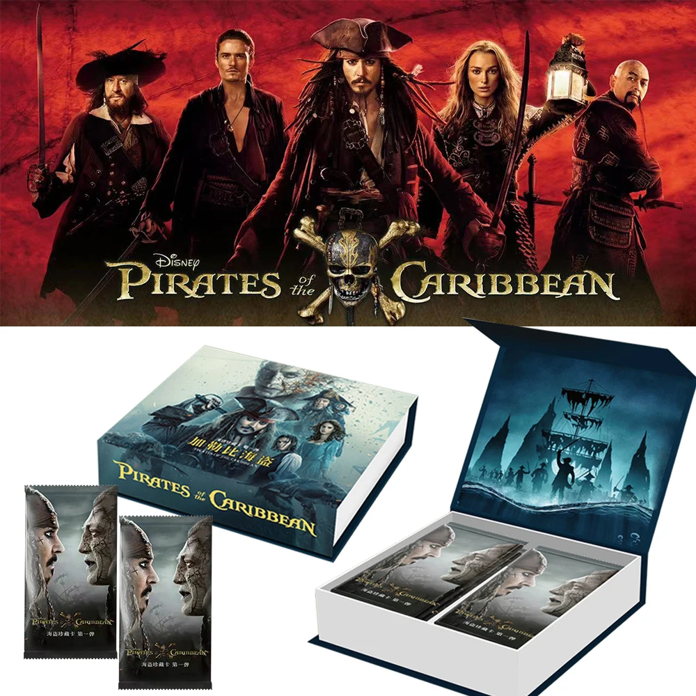 Originale Pirates Of The Caribbean Collection Card For Kids Movie Star Iron Man Thanos Abbronzante Disney Da Collezione Flash Card Toy