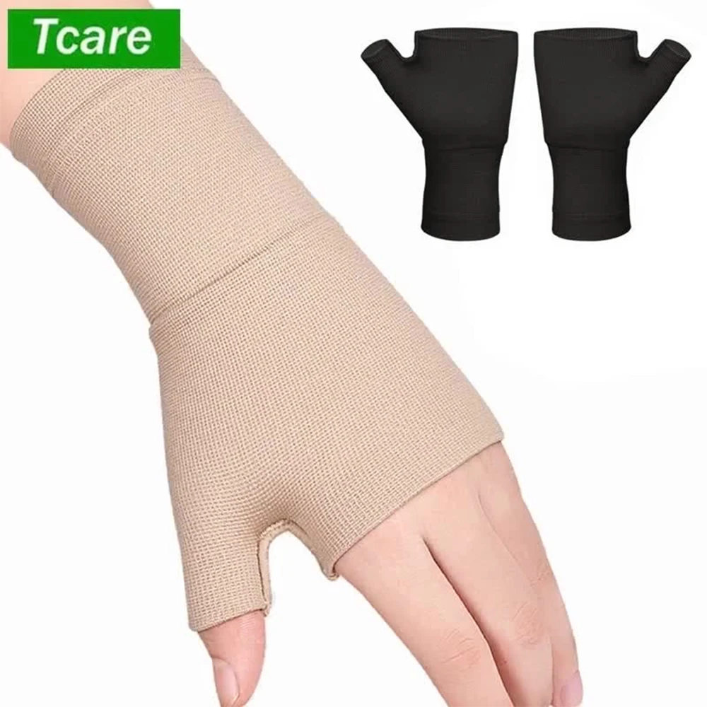 Tcare Compressione Polso Fascia Per Il Pollice Cintura Carpale Tunnel Mani Supporto Per Il Polso Brace Strap Sleeve Golf Tenosynovite Guanti Per L'Art