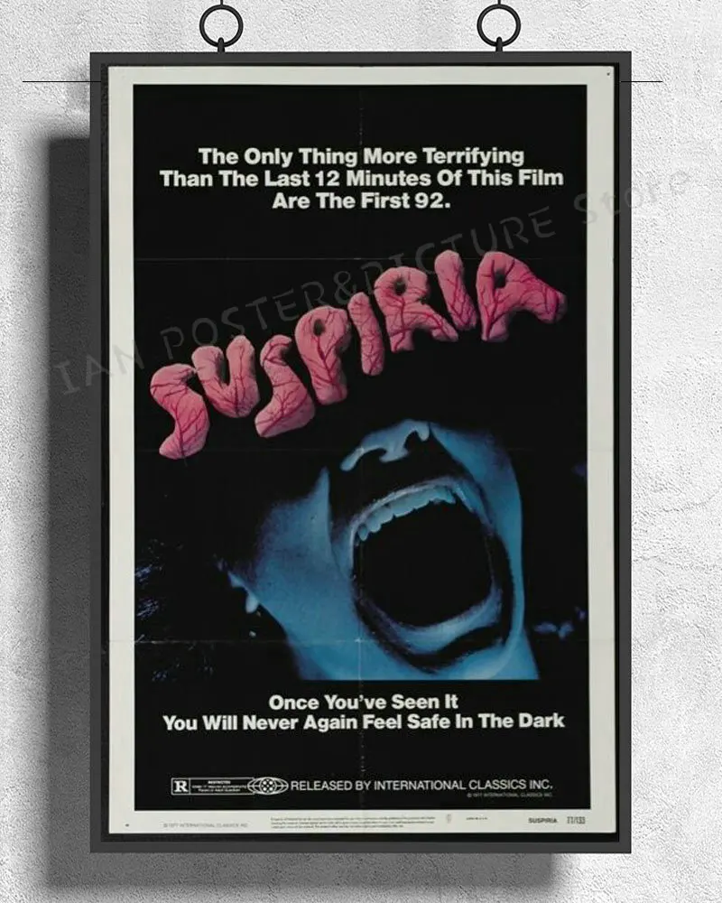 Nj430 Suspiria Movie Horror 12V Argento Opera Wall Sticker Silk Poster Art Home Decoration