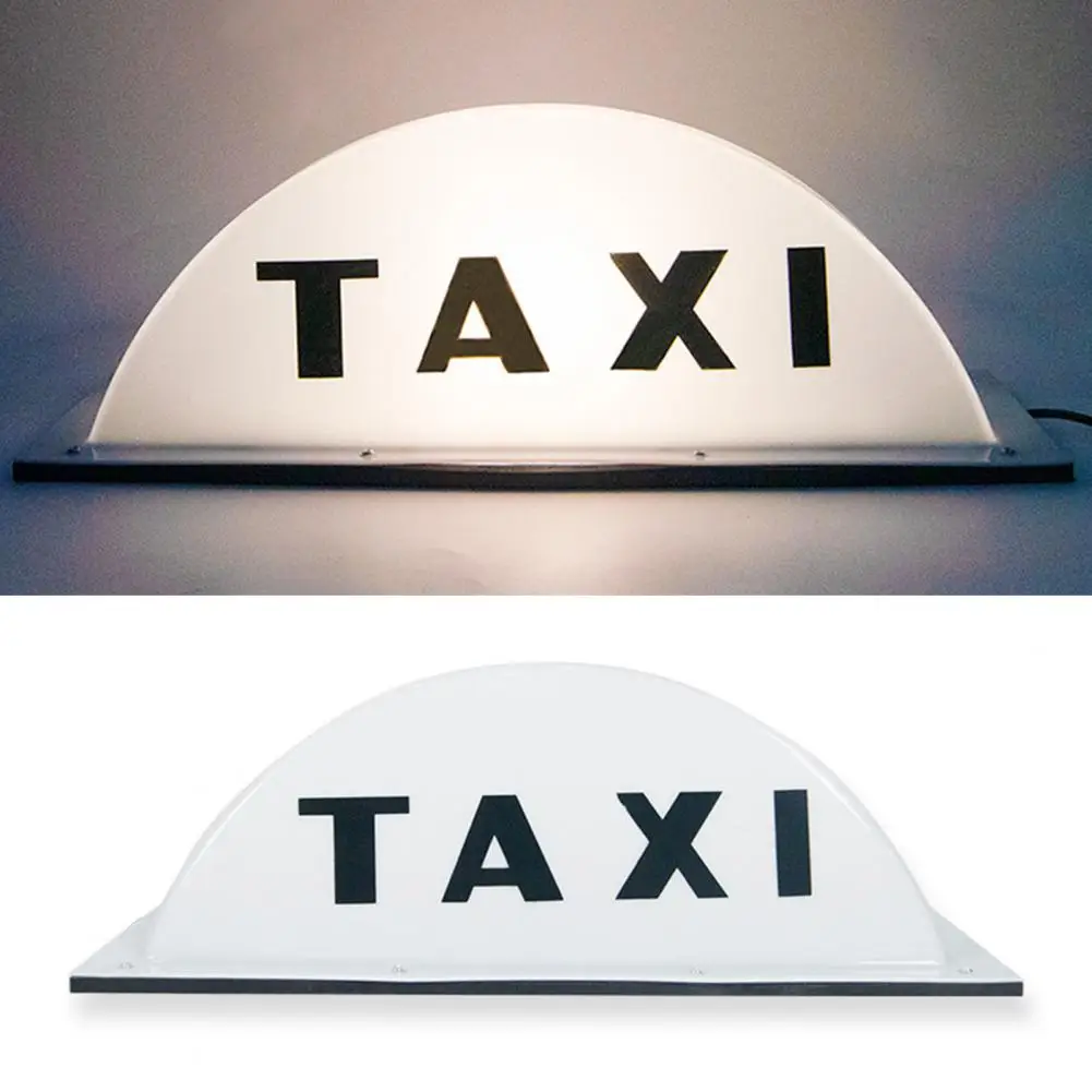 12V Taxi Cab Sign Roof Top Topper Auto Lampada Magnetica Led Light Impermeabile Taxi Lampada Da Tetto Energy Bright Top Board Roof Sign