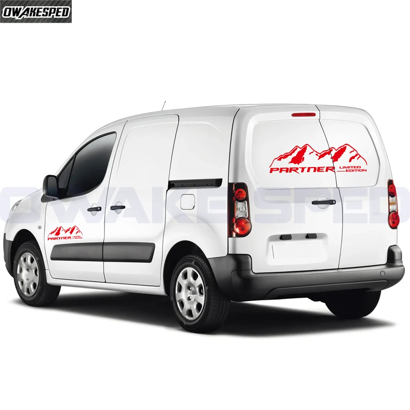 Mountain Styling Car Body Door Side Decor Sticker Per Peugeot Partner Van Camper Accessori Per Tornitura Limited Edtion Sport Stripe