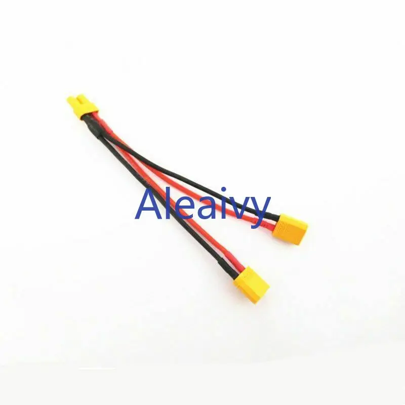 New Xt30 Parallel Cable Xt-30 Male/Female Lead 16Awg Y Cable For Battery Charger 1Pc