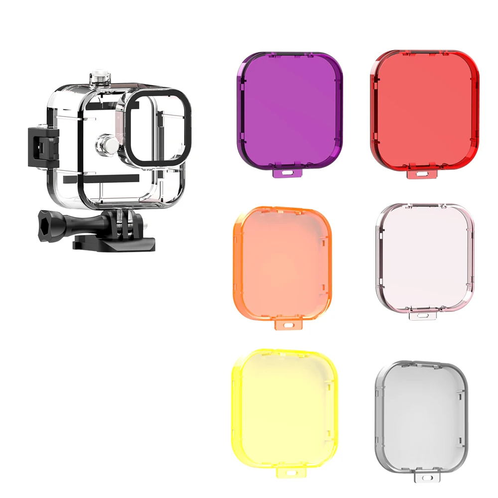 Custodia Impermeabile Per Fotocamere Sportive 11 Custodia Nera Per Mini Immersioni Accessori Per Fotocamere Sportive