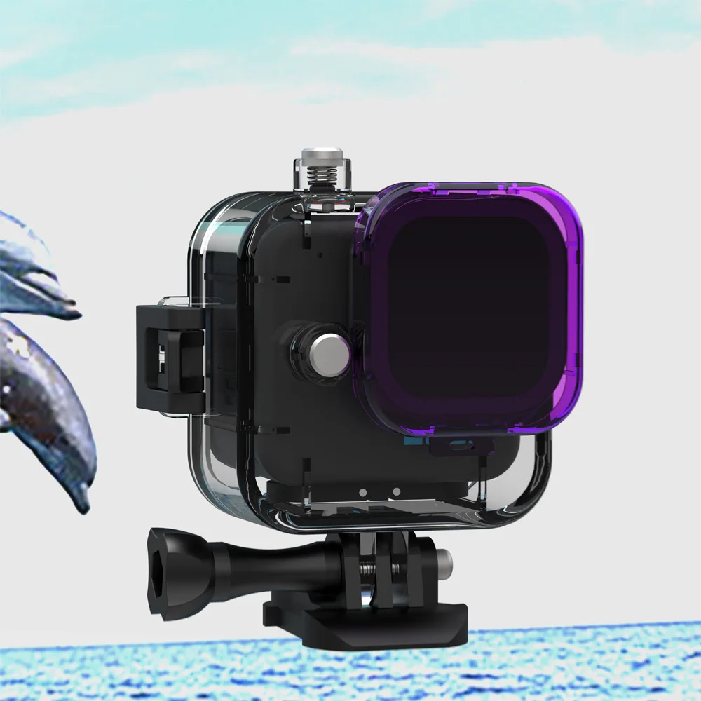 Custodia Impermeabile Per Fotocamere Sportive 11 Custodia Nera Per Mini Immersioni Accessori Per Fotocamere Sportive