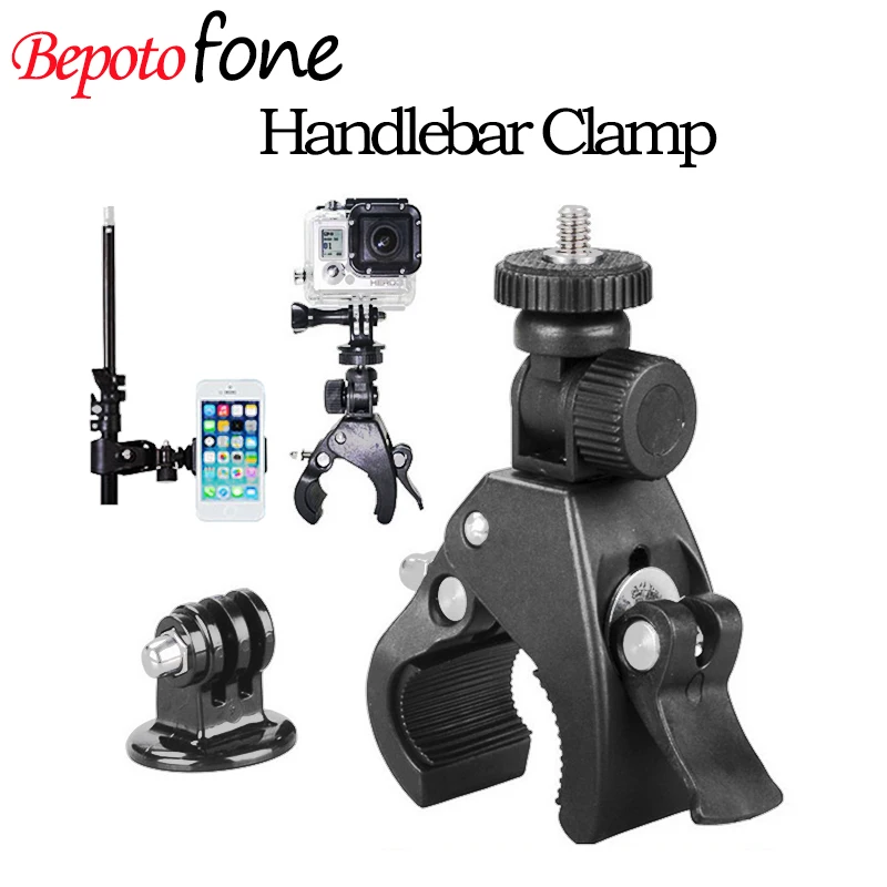 Gopro Mount Bike Bicycle Morsetto Per Manubrio Per Moto Per Gopro Adattatore Per Treppiede Per Montaggio Su Fotocamera Per Gopro Hero 2 3 3 + 4 5 11 1