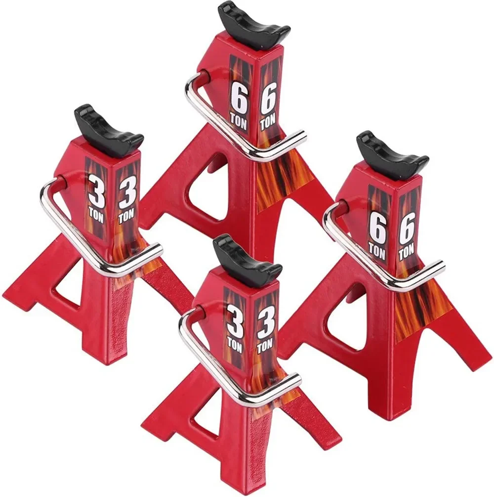 Chanmoo Rc Simulazione Jack Stand 3 Ton / 6 Ton Strumento Di Riparazione Per 1/10 Crawler Scx10 D90 Cc01 Trx4 Assiale Adatto Per Macchinine