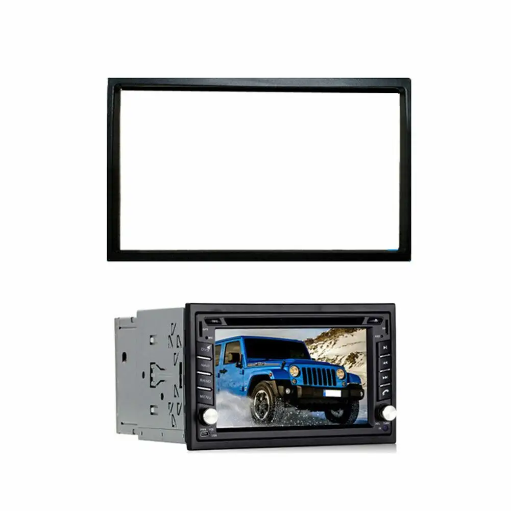 Per 7 "Grande Schermo Face Frame Set Auto Surround Radio Panel Car Stereo Panel Radio Dvd Panel Universal 2 Din Frame Cover Shell